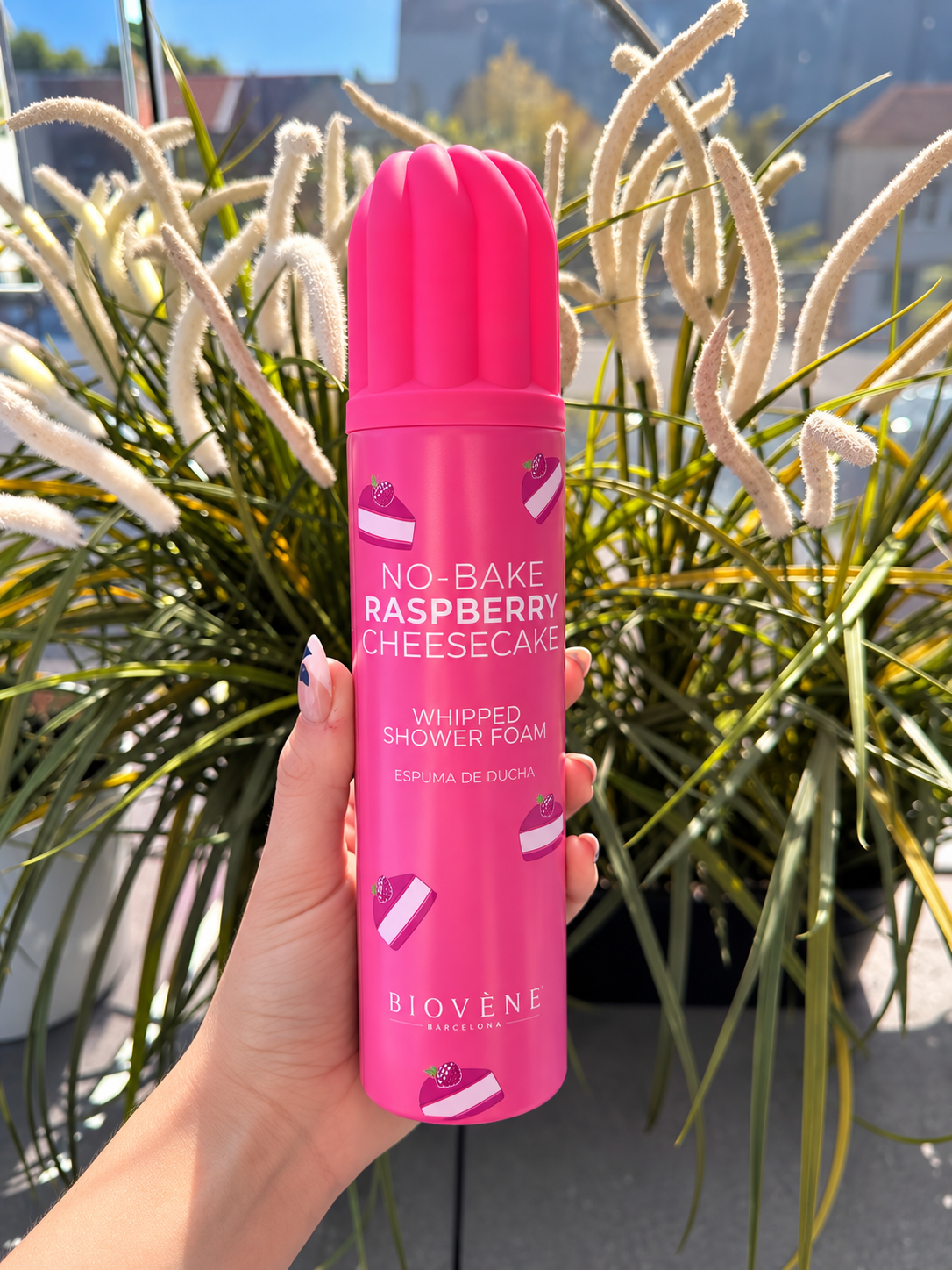 No-Bake Raspberry Cheesecake Whipped Shower Foam – Biovène