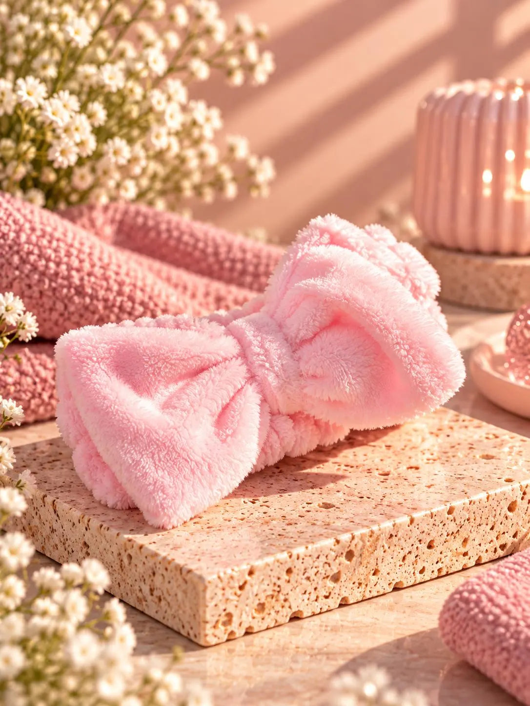 Bandeau skincare rose