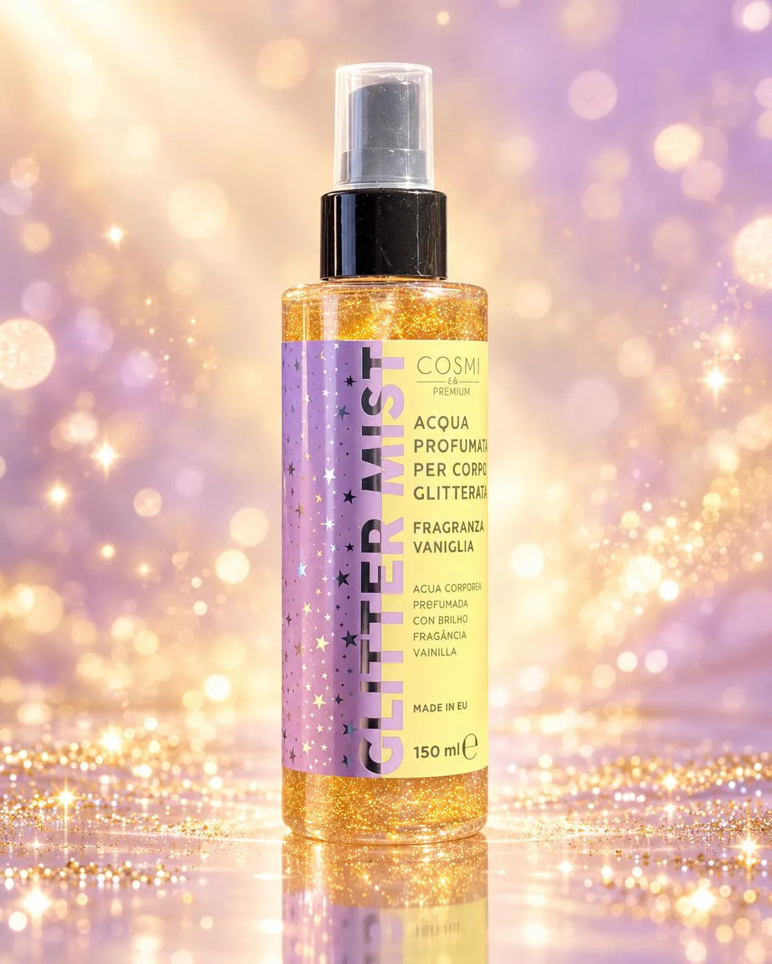 Brume corporelle pailletée Glitter Mist Cosmi Premium 150 ml