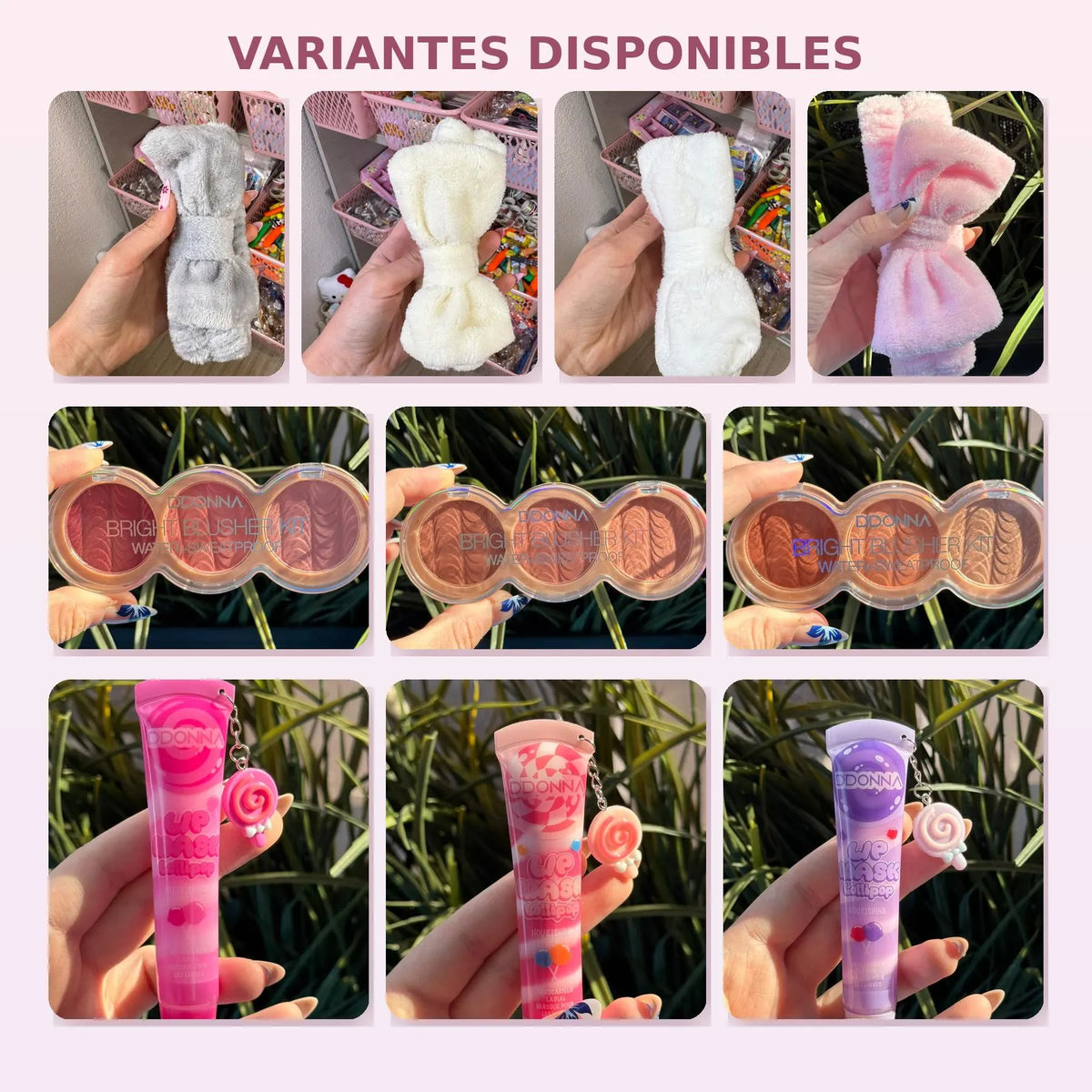 Variantes disponibles de certains produits du calendrier