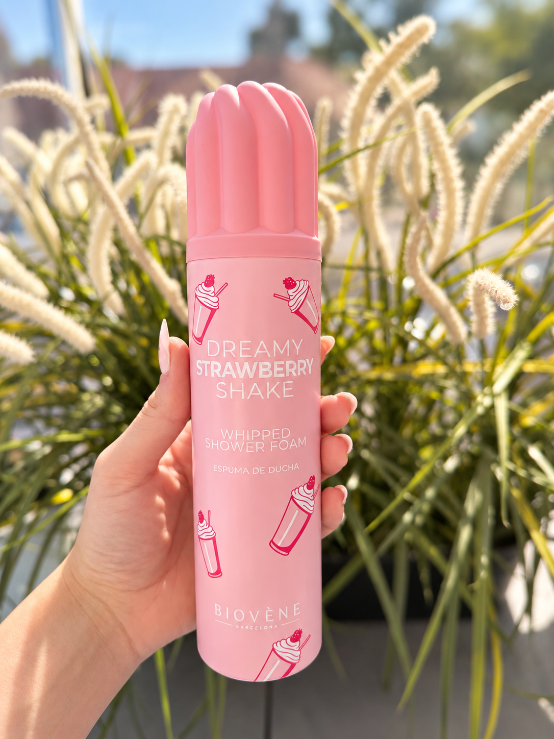 Dreamy Strawberry Shake Whipped Shower Foam – Biovène