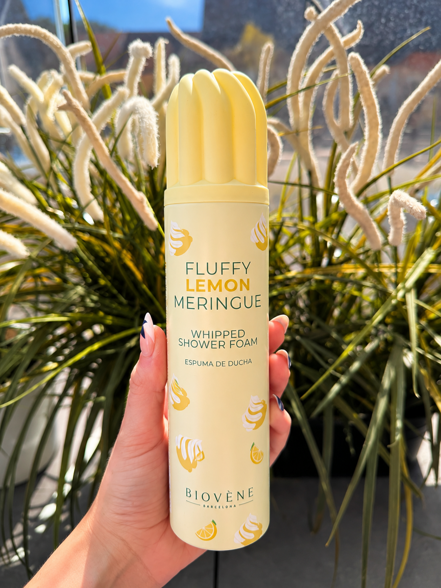 Fluffy Lemon Meringue Whipped Shower Foam – Biovène