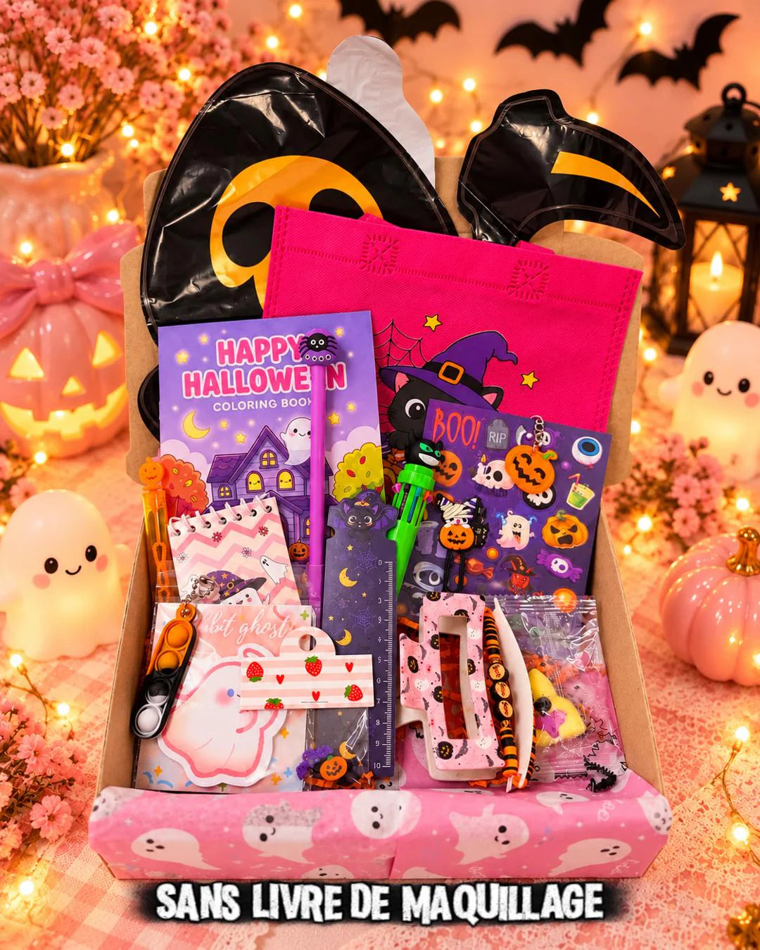 Box Halloween Kawaii sans livre de maquillage