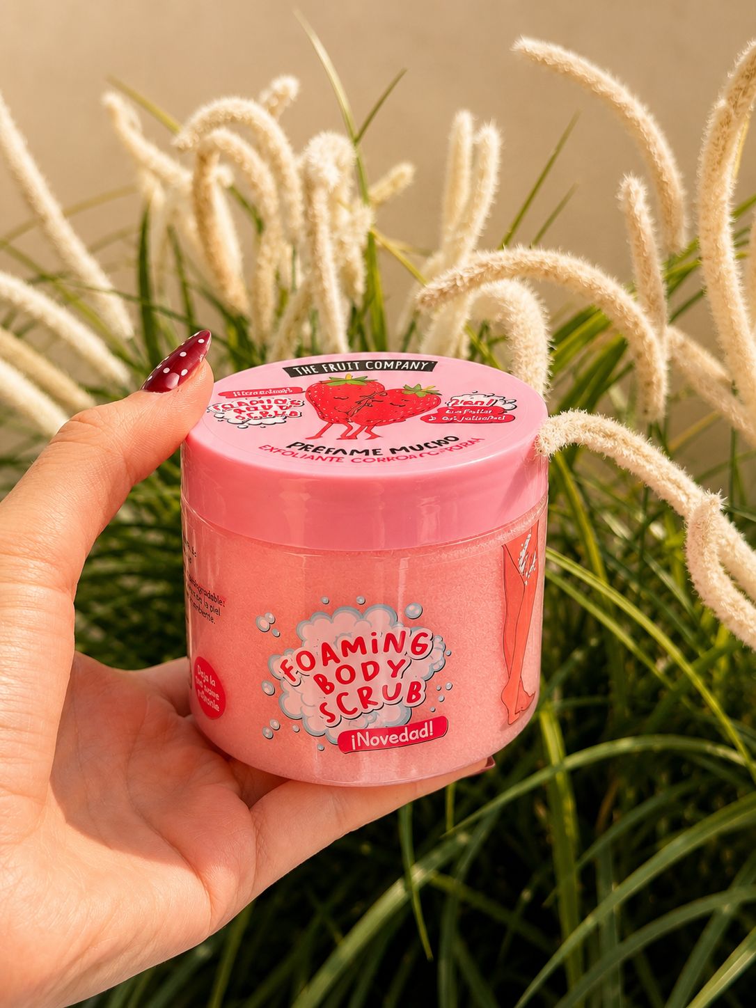 Gommage corps moussant Fraise Chantilly – The Fruit Company
