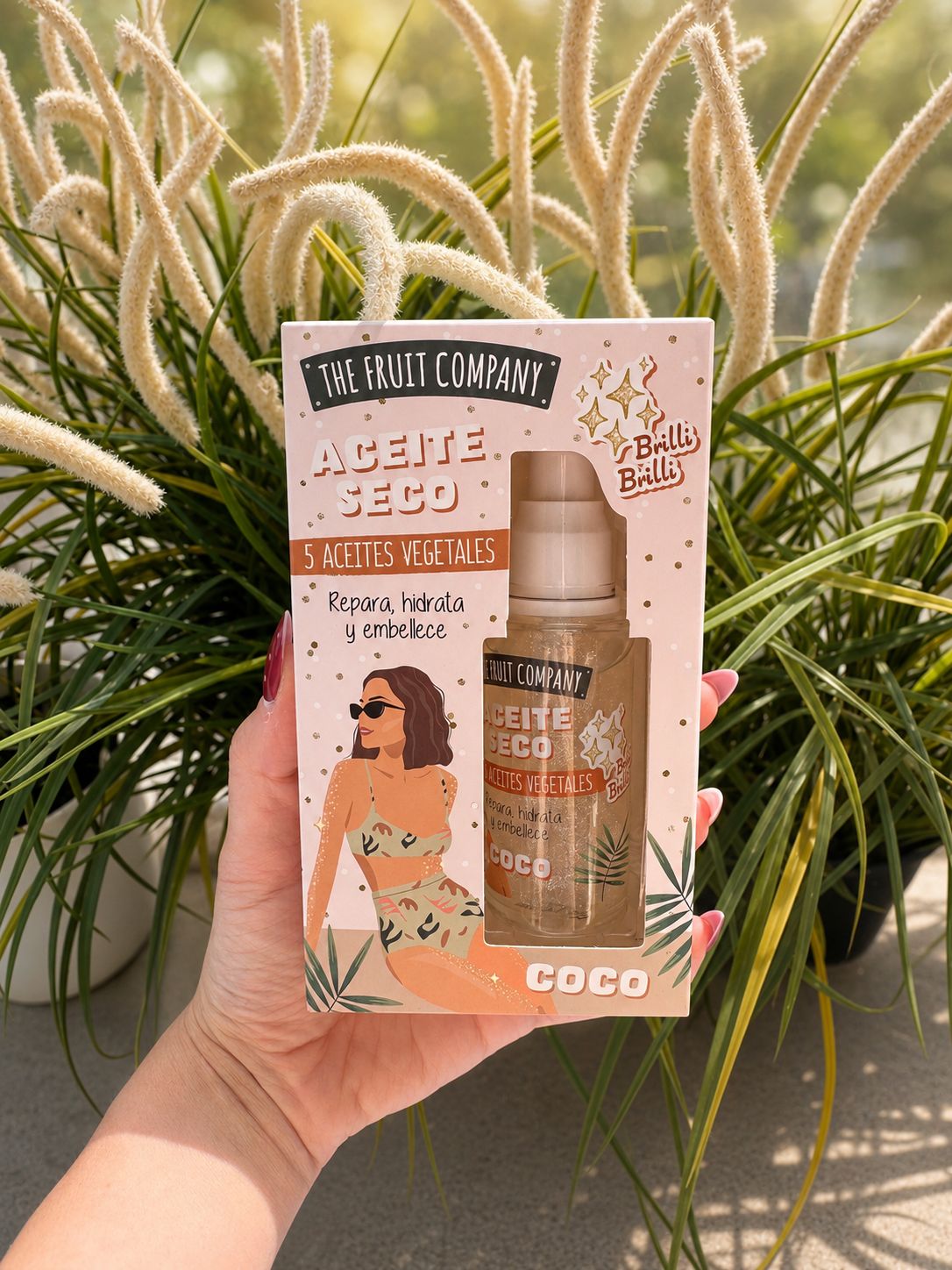 Huile sèche scintillante Coco – The Fruit Company