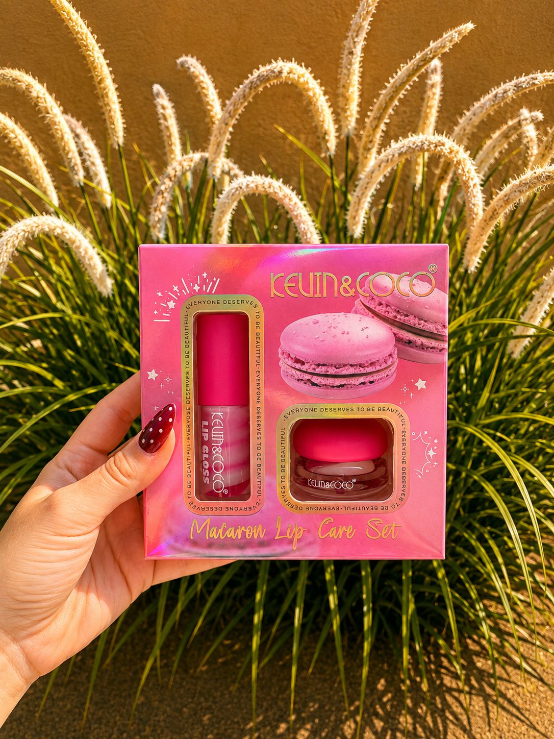 Coffret Macaron rose KC1075 – Kevin & Coco