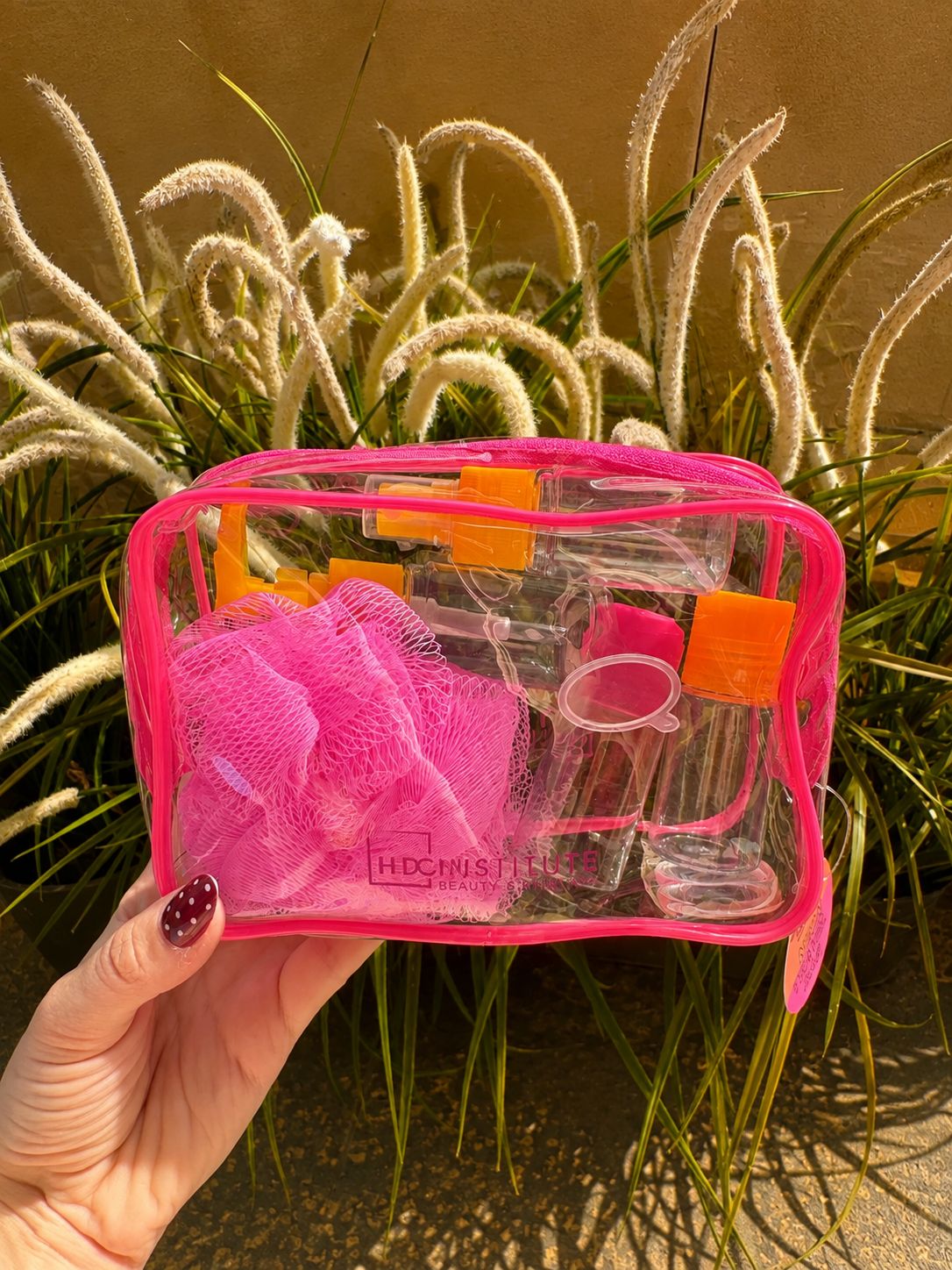 Trousse de voyage Neon rose – IDC Institute